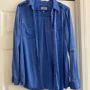 Express Boyfriend Denim Flannel